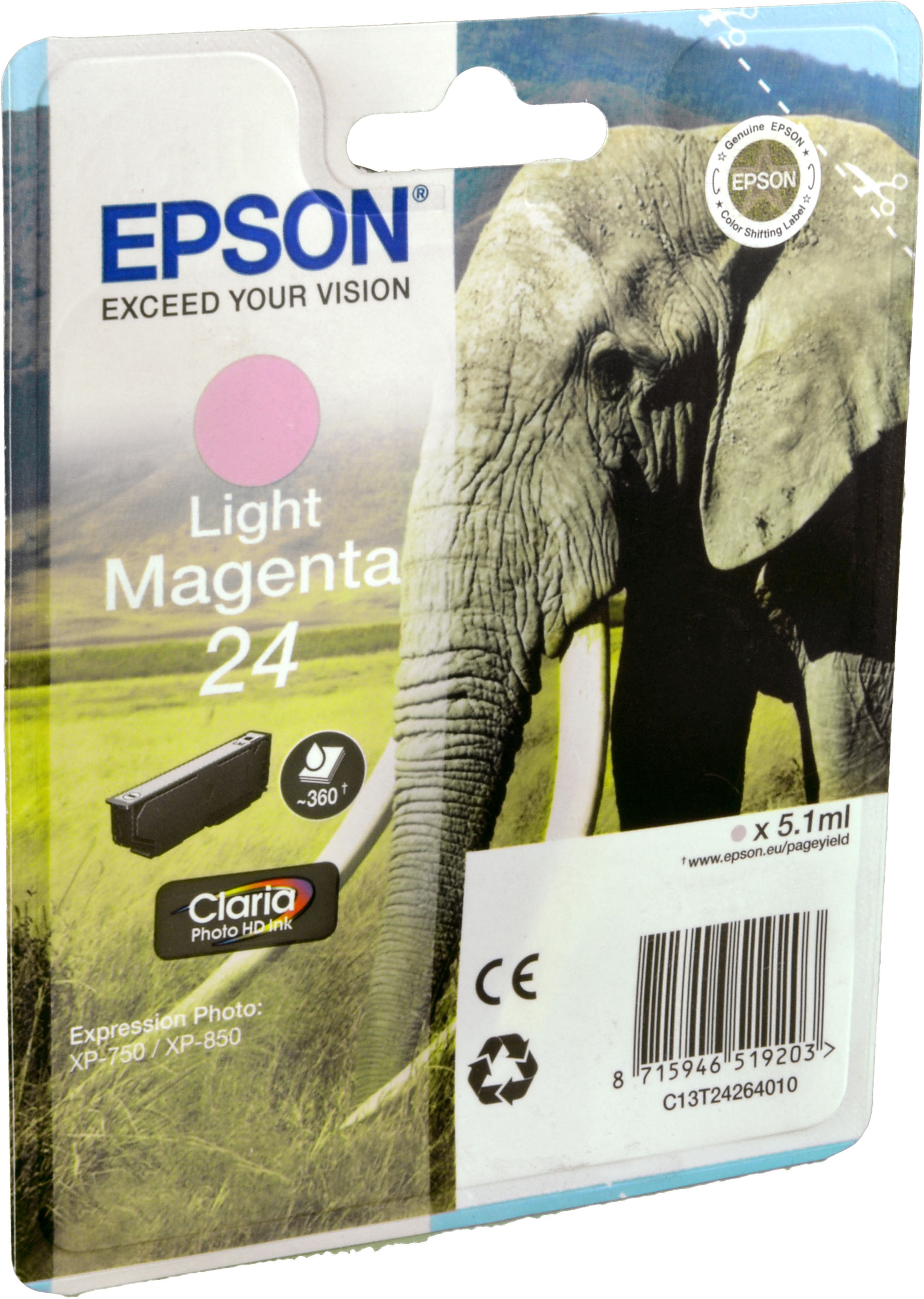 Epson Tinte C13T242640 light magenta 24