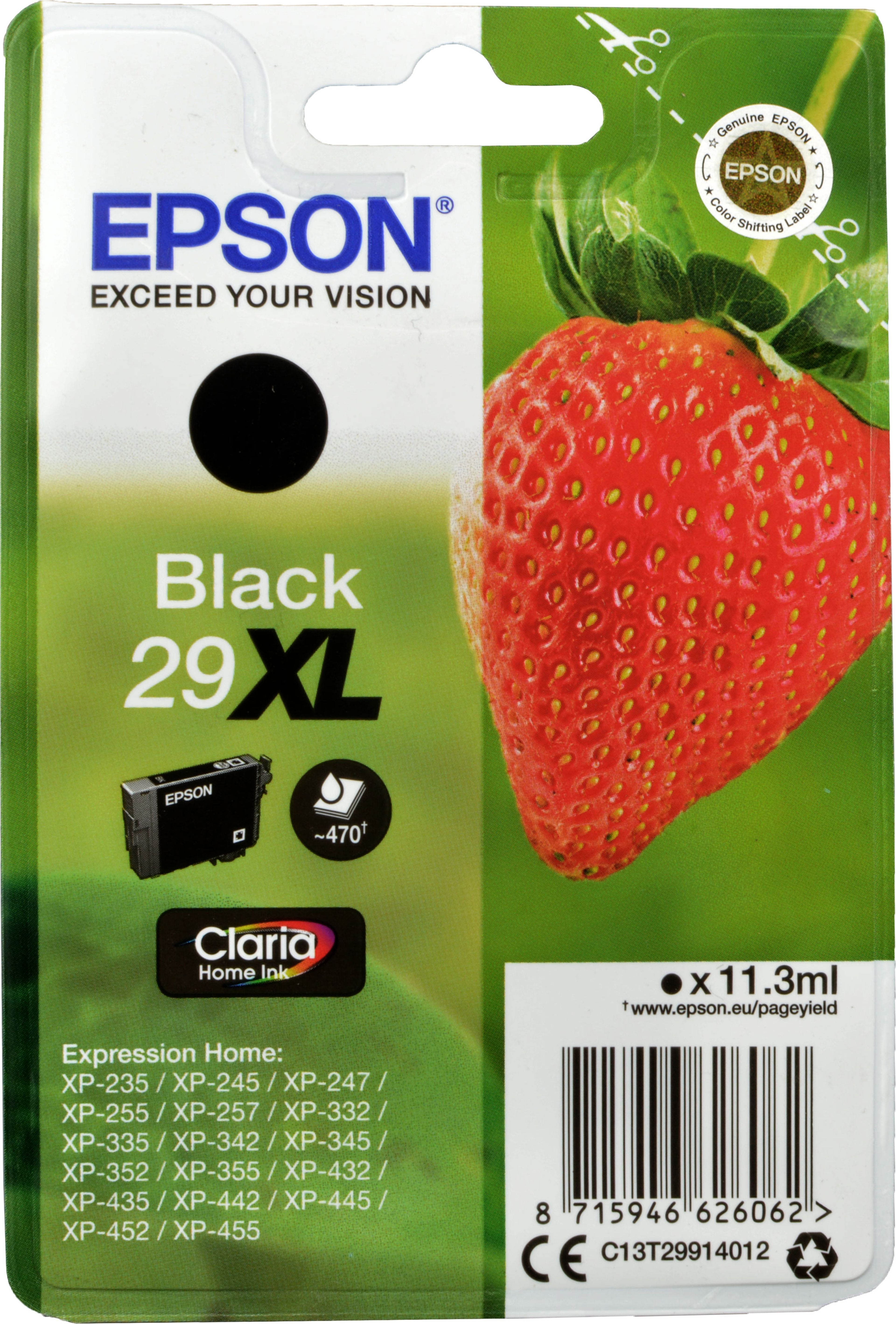 Epson Tinte C13T299140 black 29XL