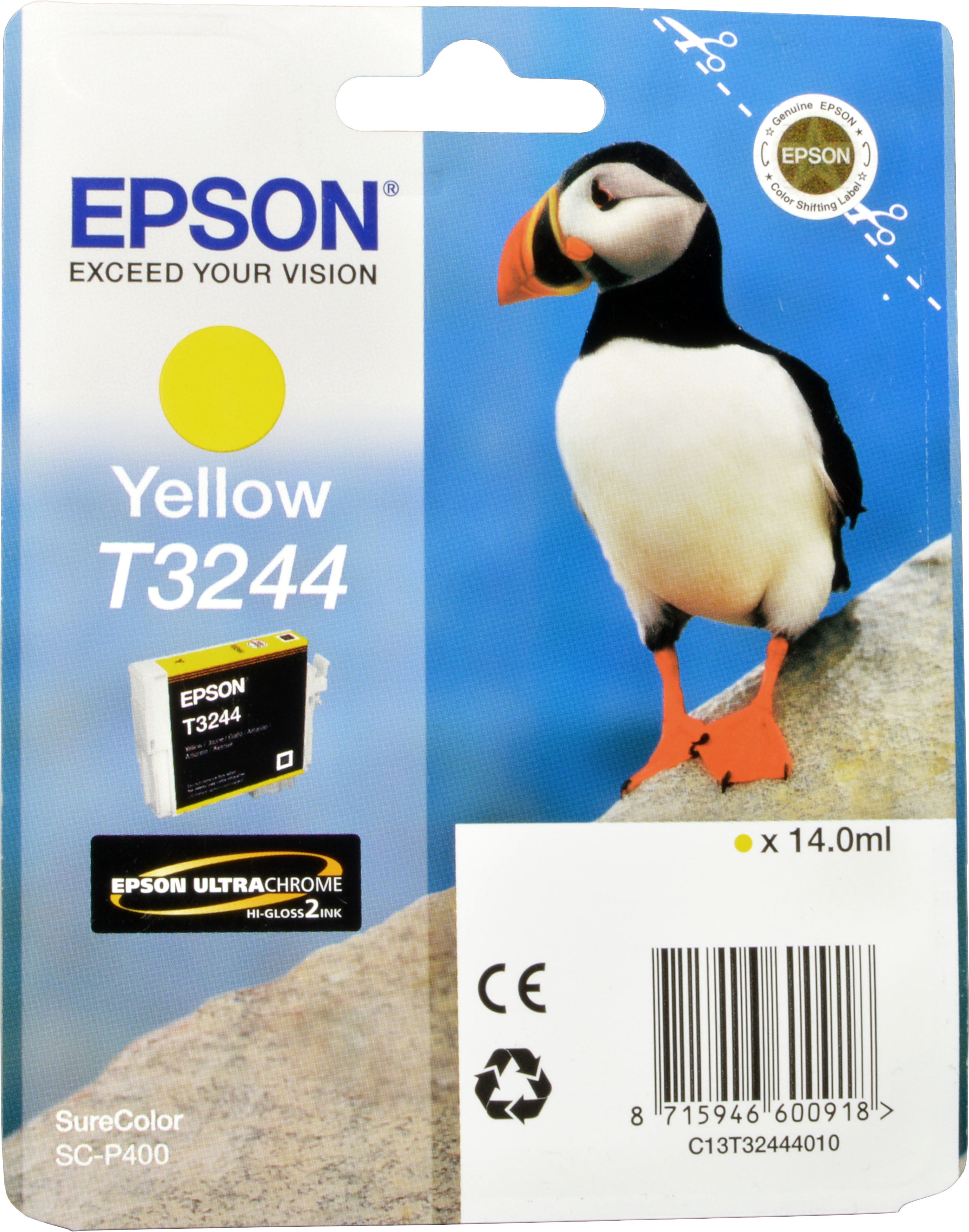 Epson Tinte C13T324440 yellow T3244