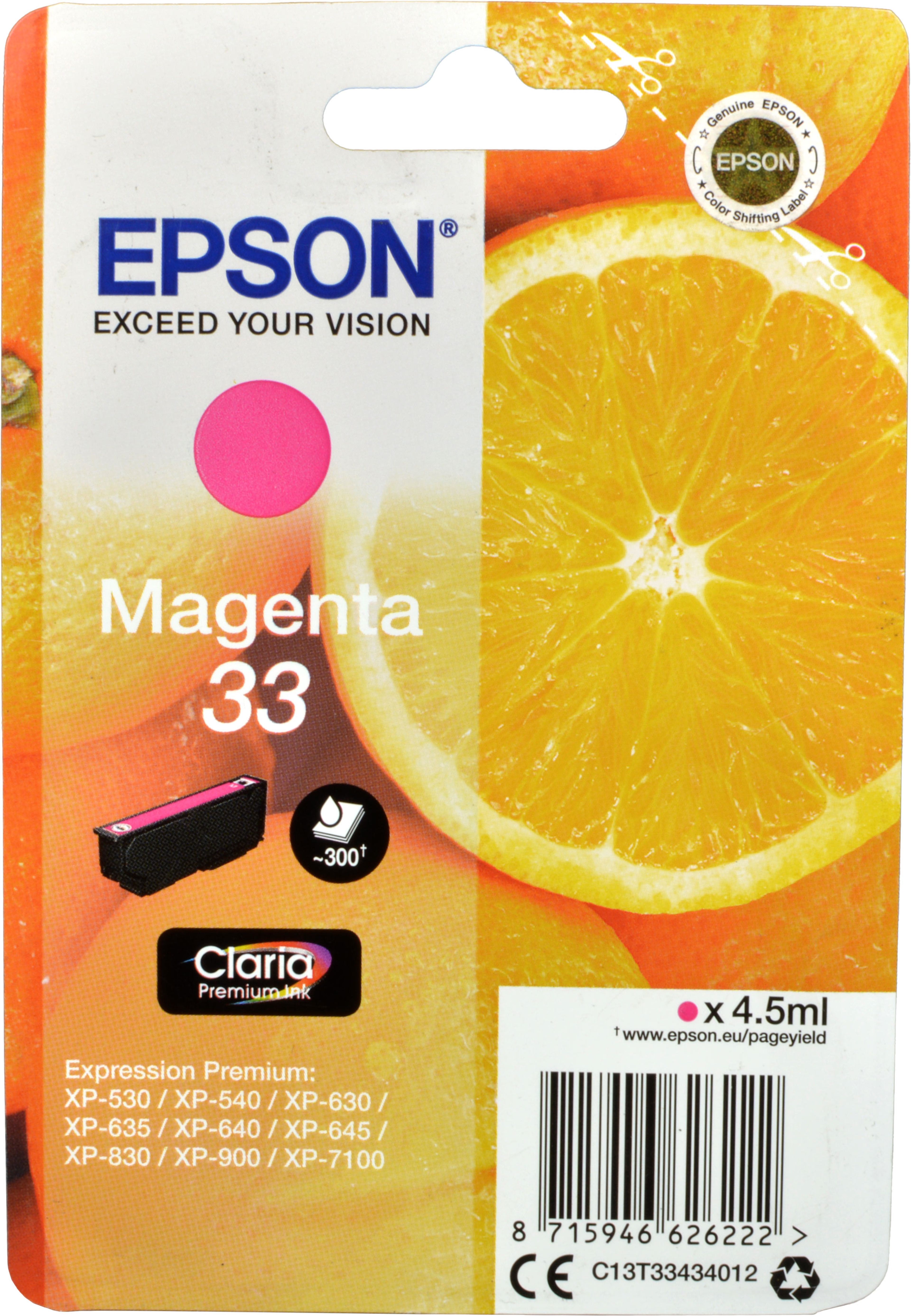 Epson Tinte C13T334340 magenta 33
