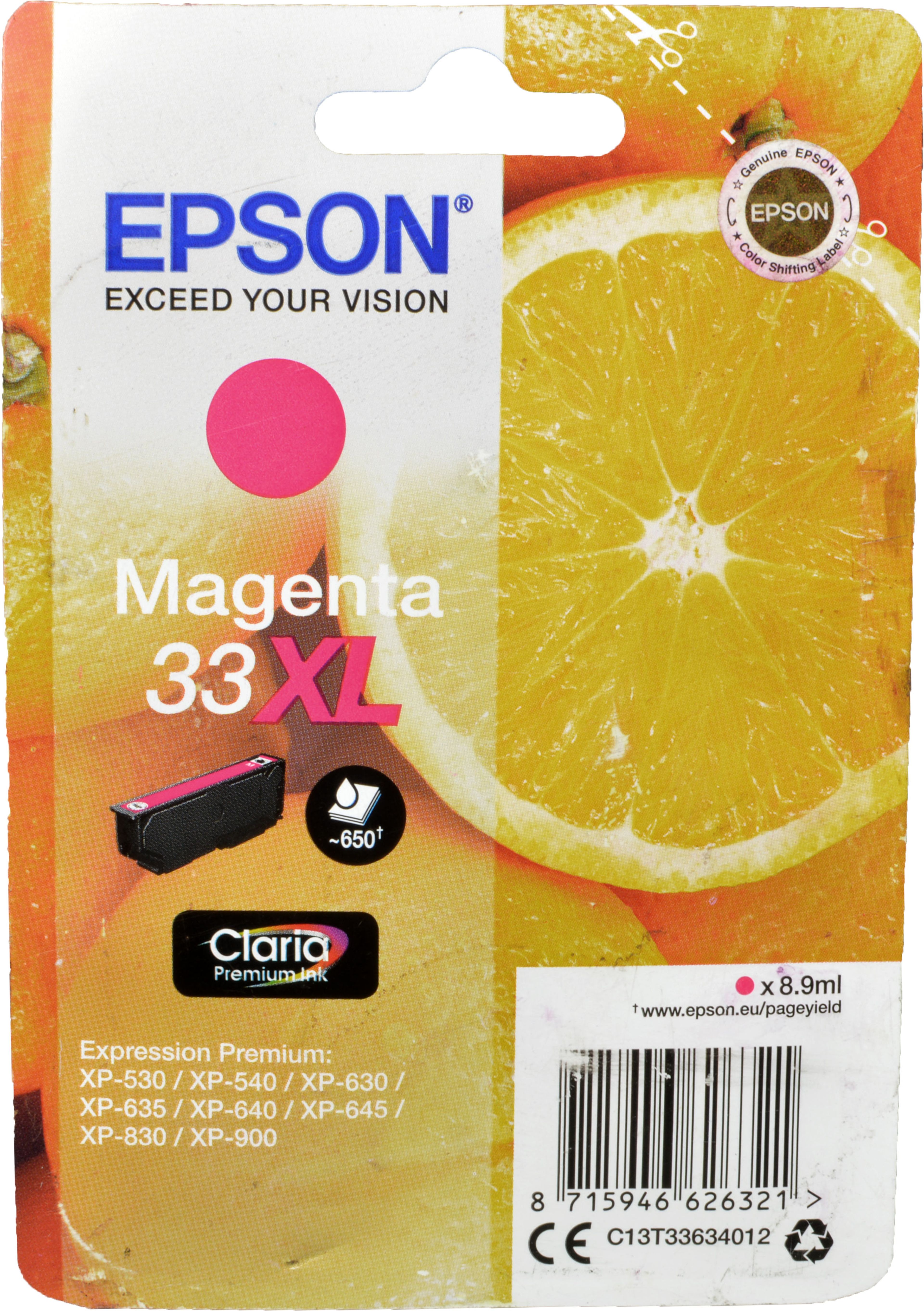 Epson Tinte C13T336340 magenta 33XL