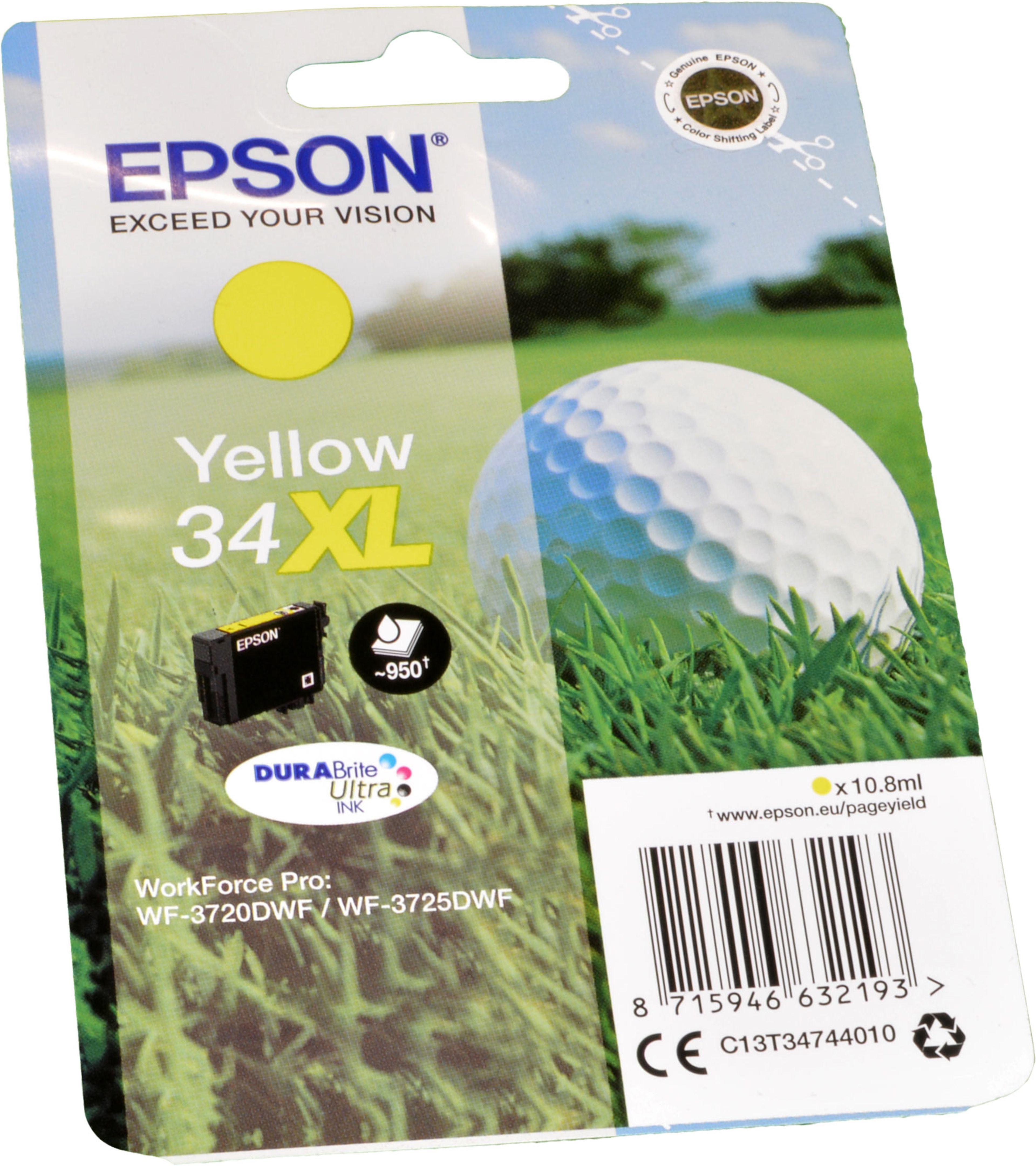 Epson Tinte C13T347440 yellow 34XL