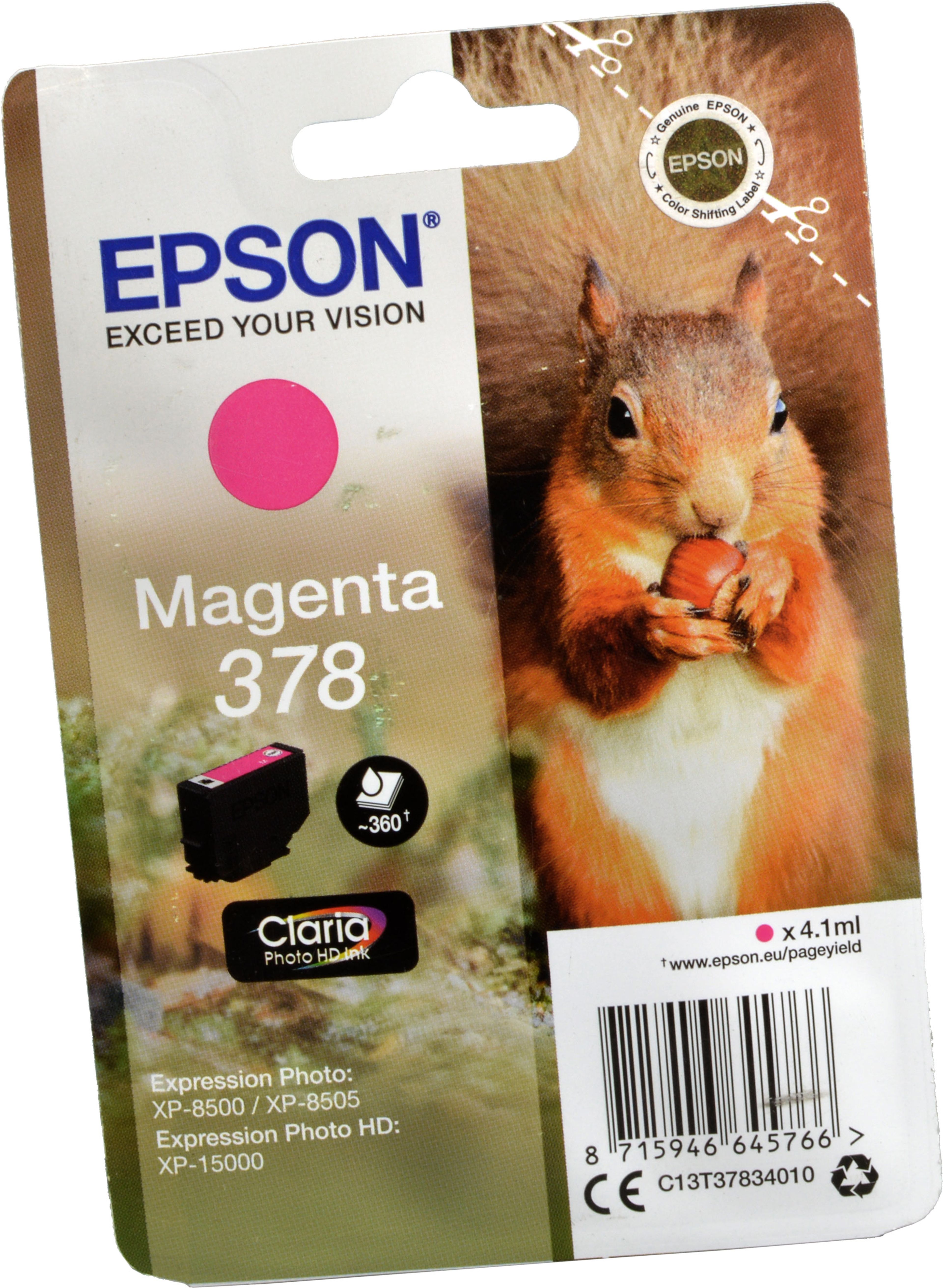 Epson Tinte C13T378340 magenta 378