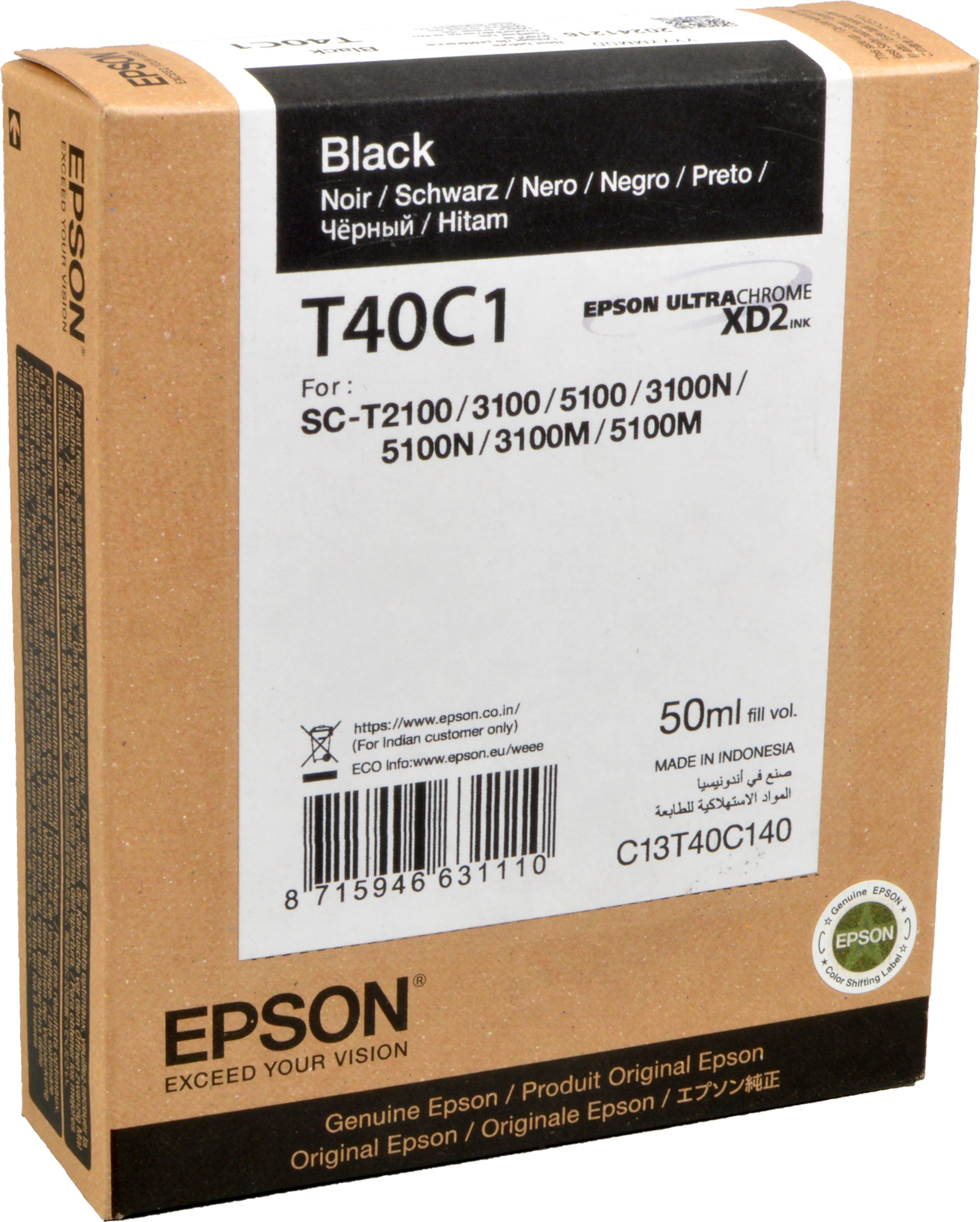 Epson Tinte C13T40C140 black T40C1