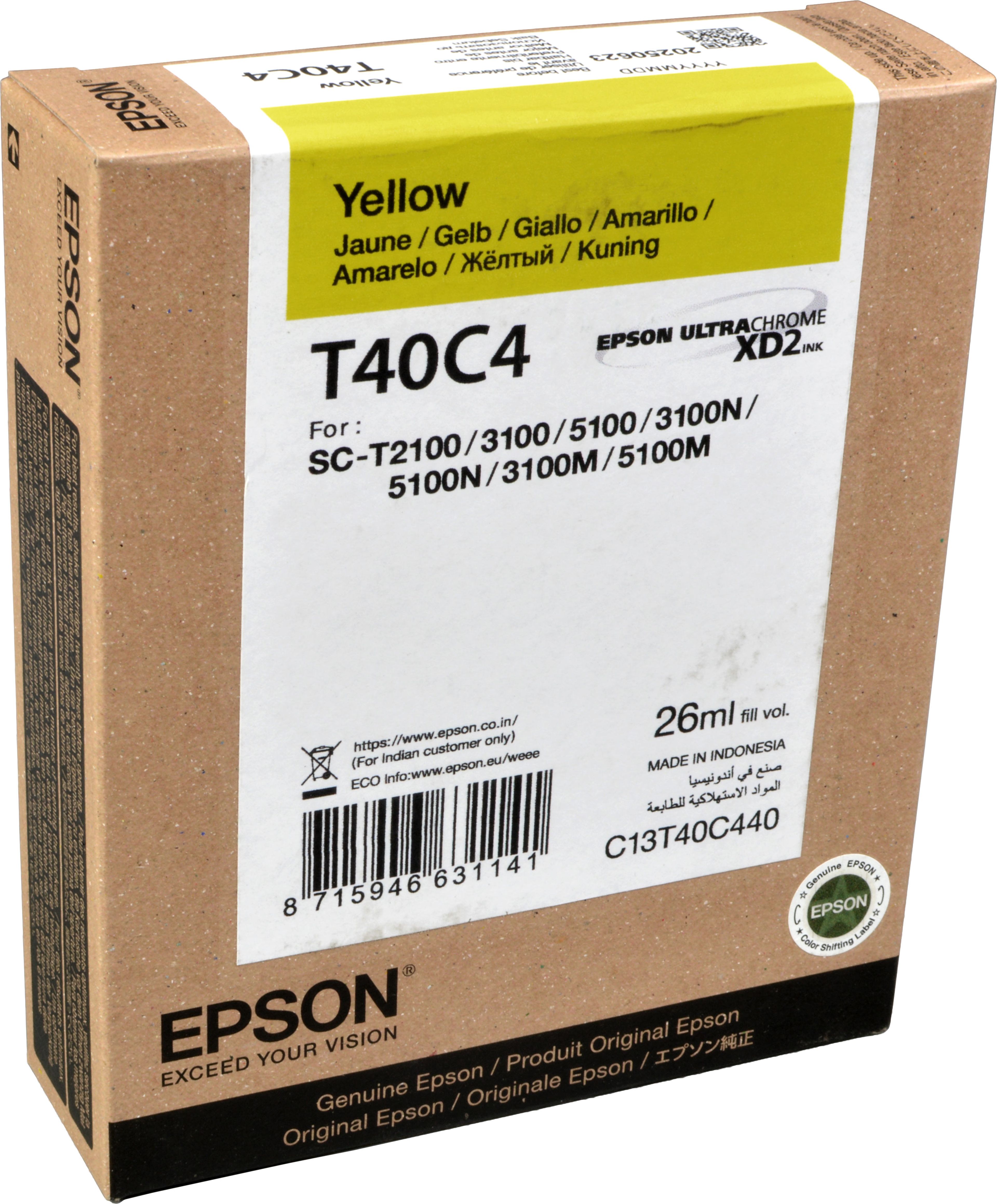 Epson Tinte C13T40C440 Yellow T40C4
