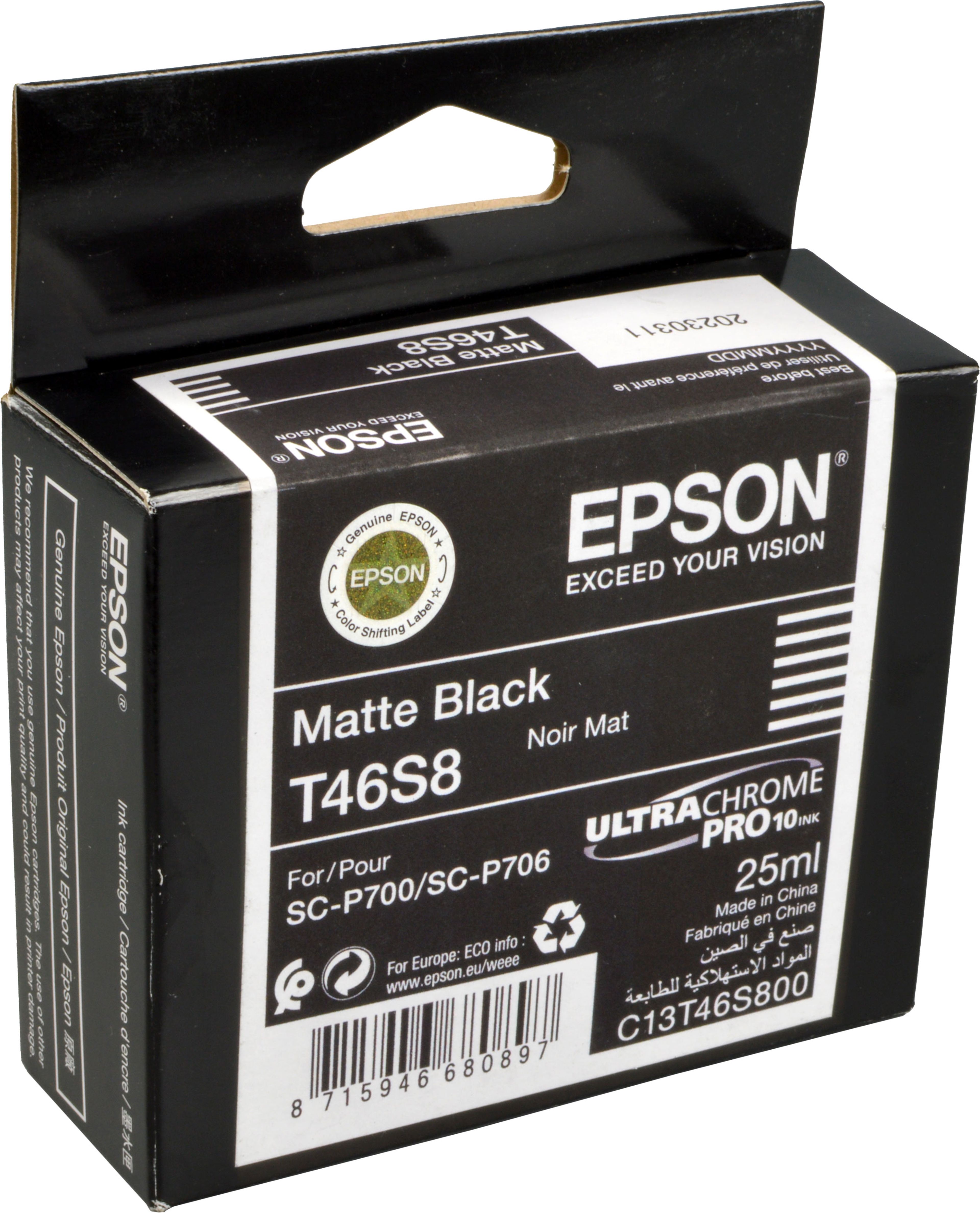 Epson Tinte C13T46S800 matt schwarz T46S8