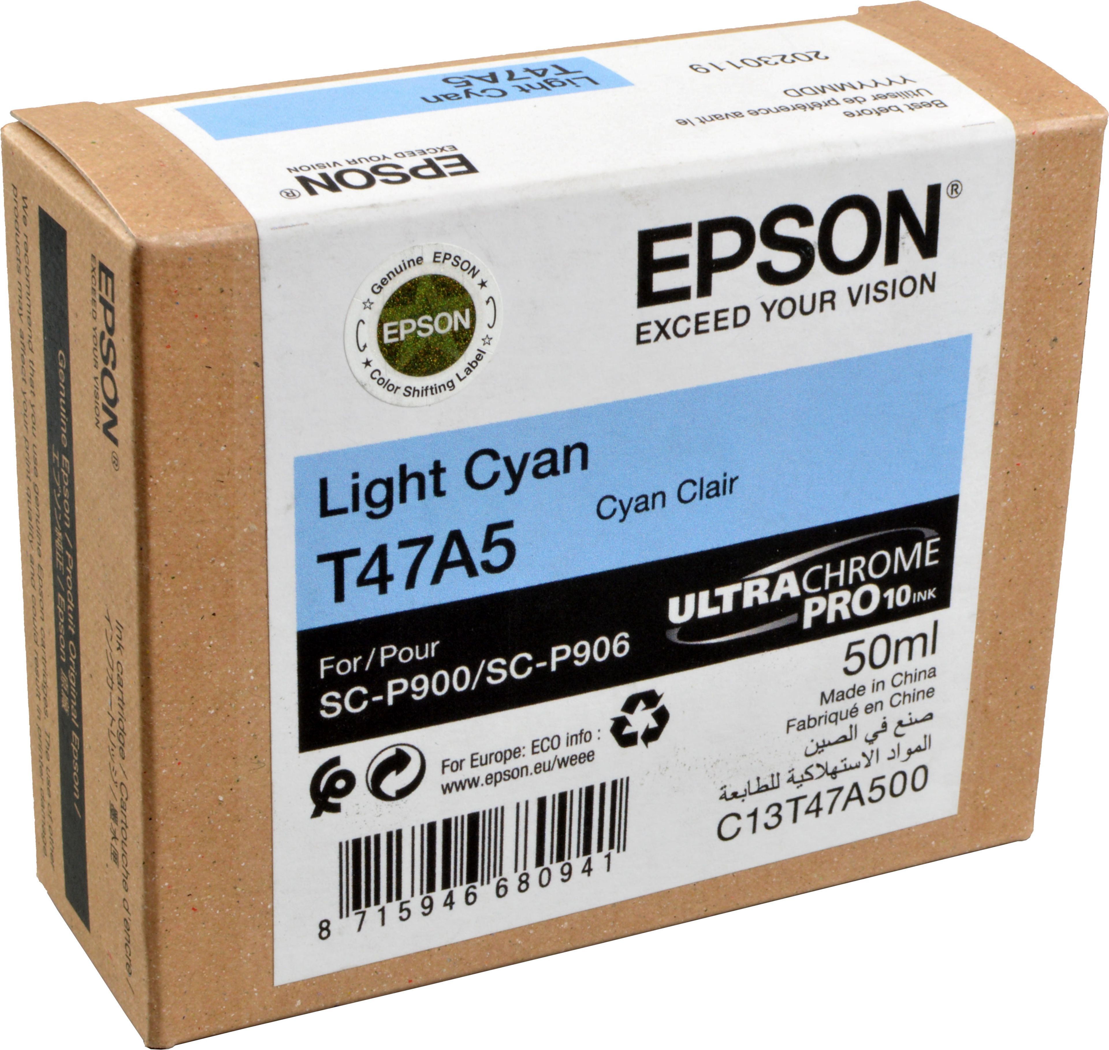 Epson Tinte C13T47A500 light cyan T47A5