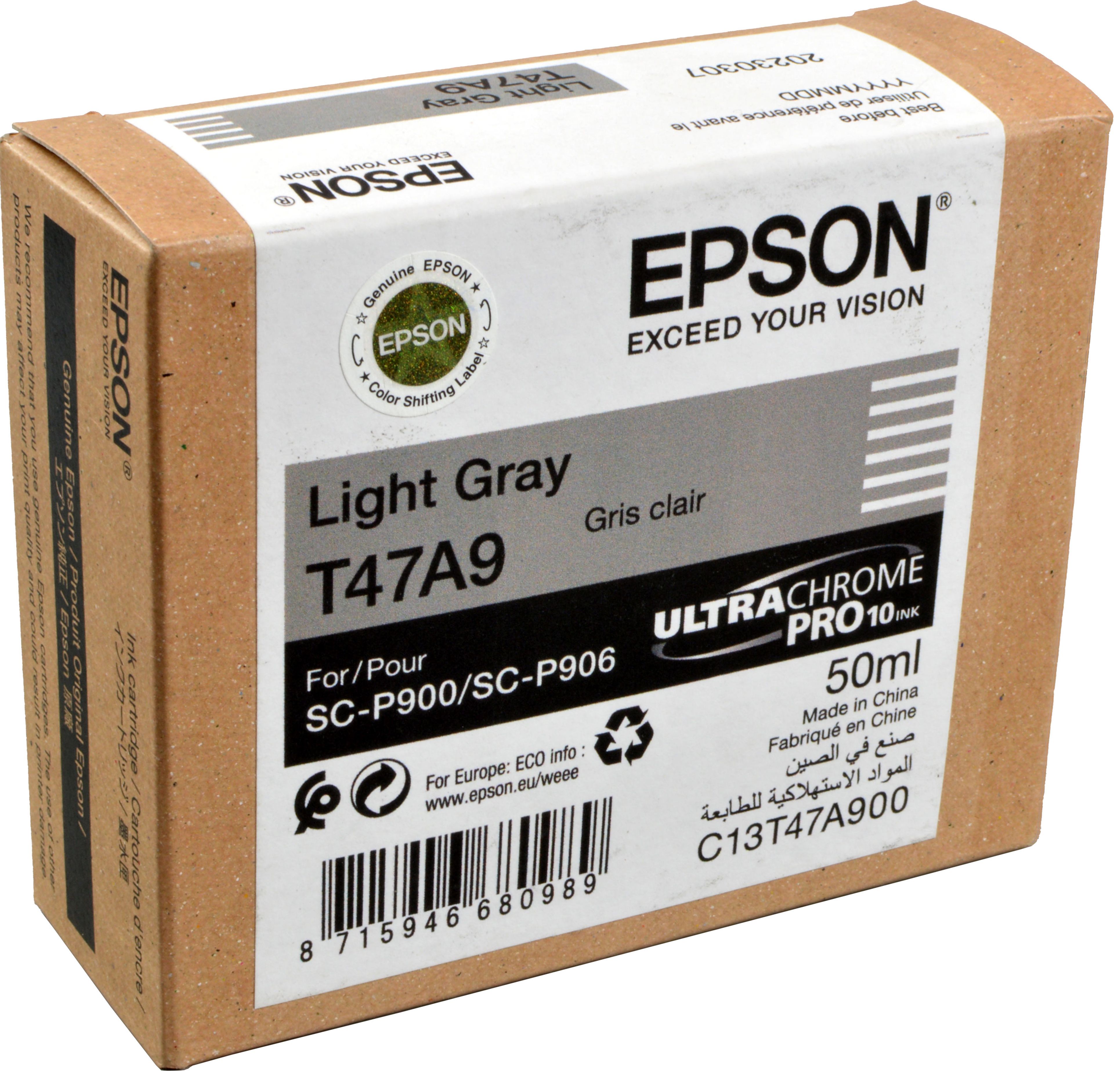 Epson Tinte C13T47A900 light gray T47A9