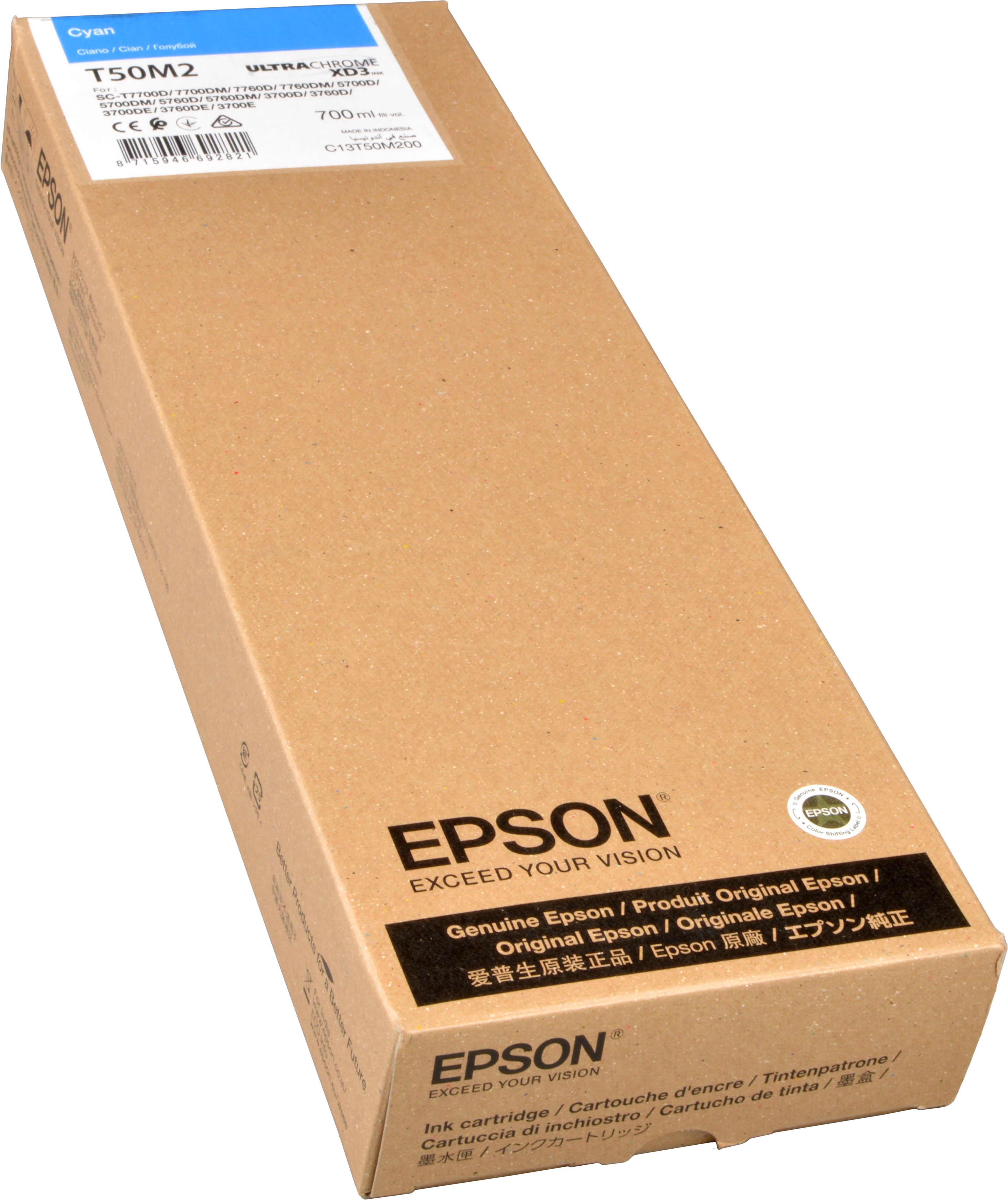 Epson Tinte C13T50M200 cyan T50M2