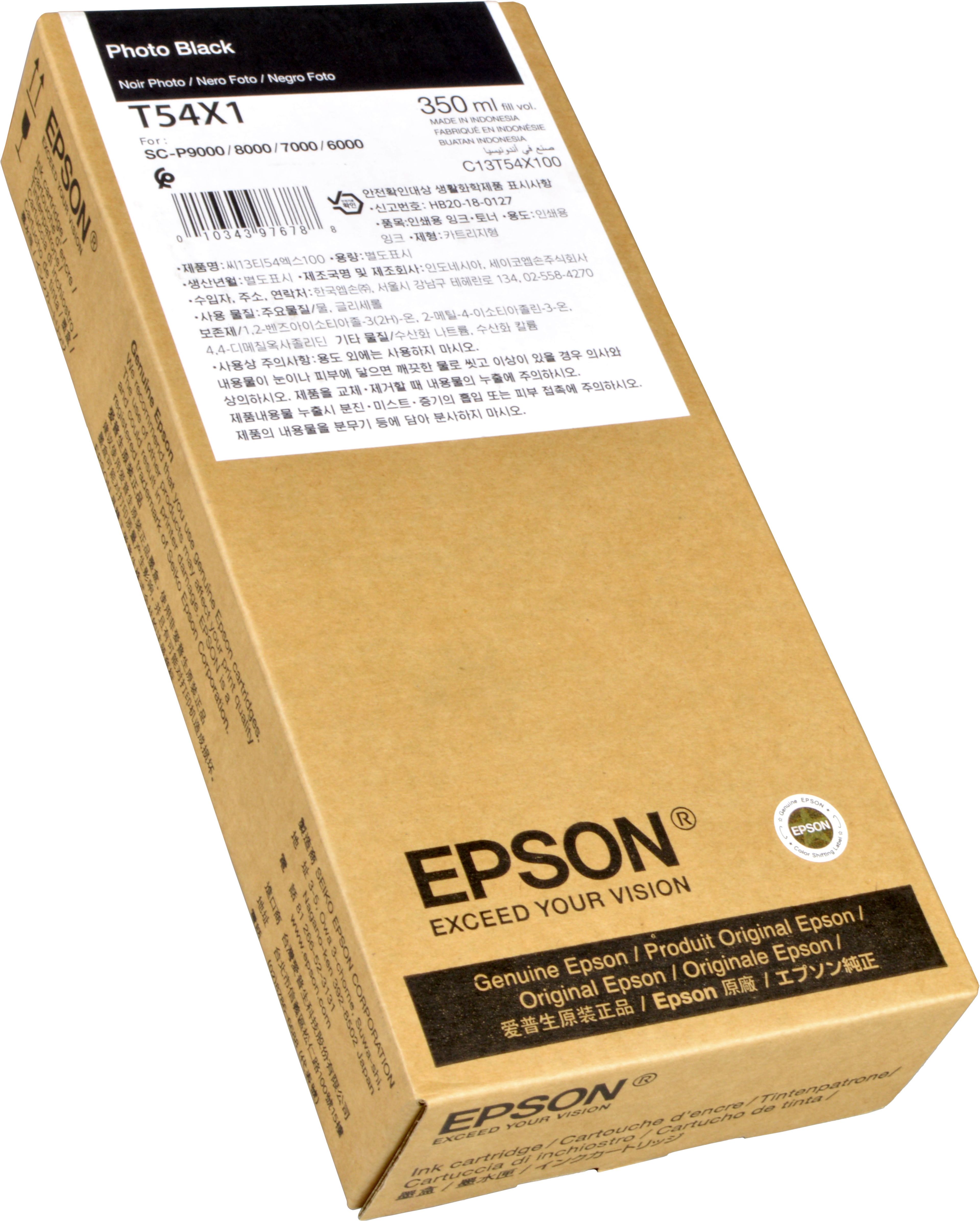 Epson Tinte C13T54X100 foto schwarz T54X1