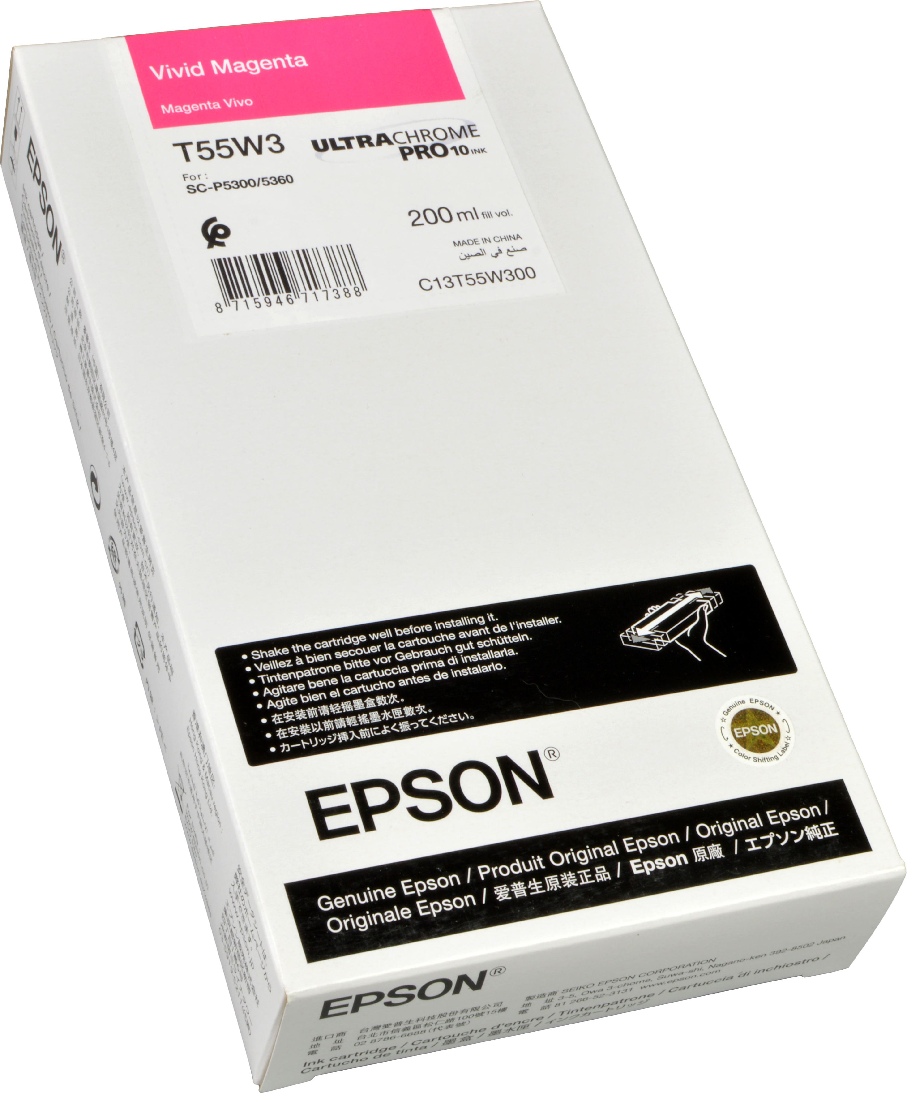 Epson Tinte C13T55W300 magenta vivid T55W3