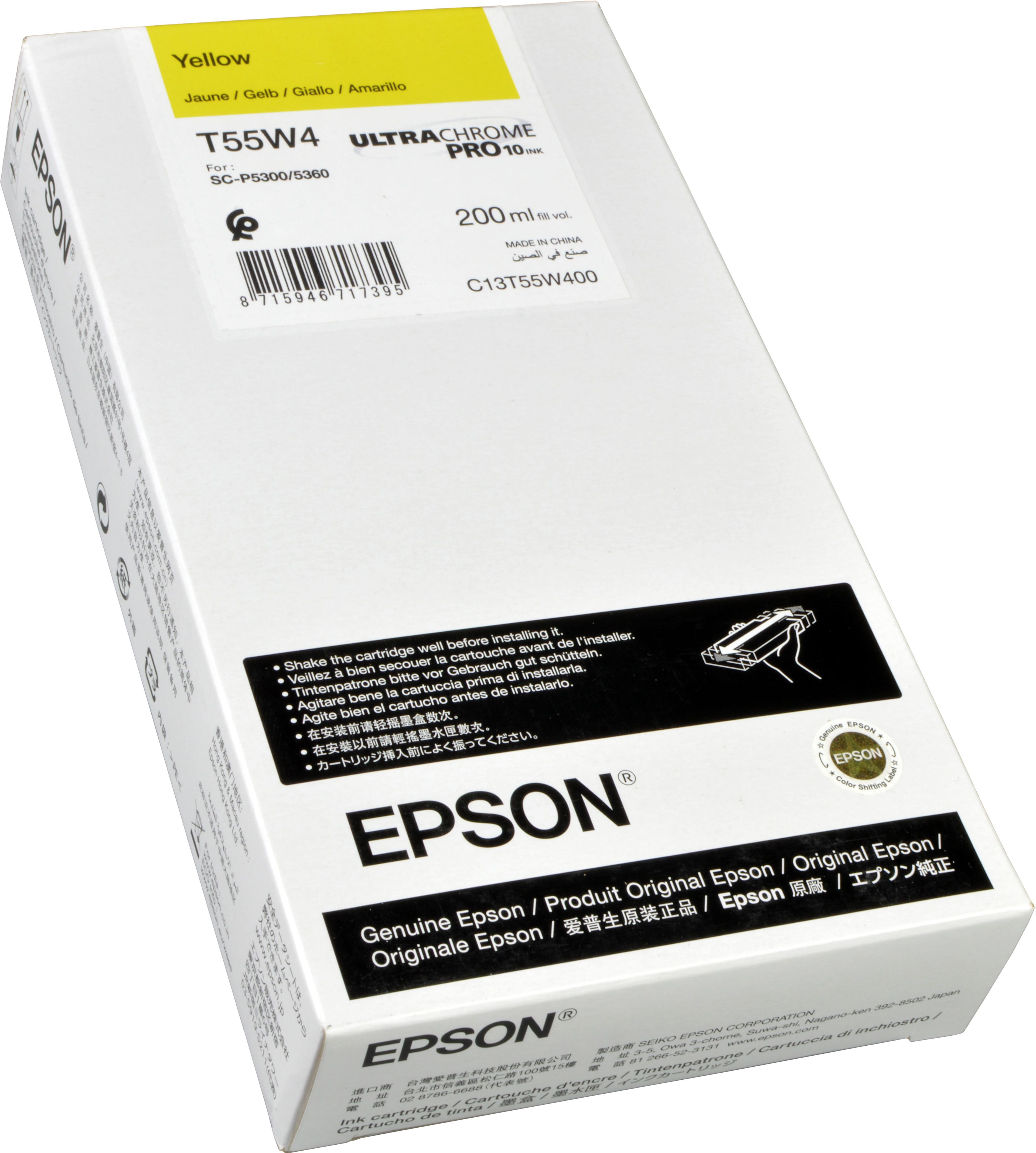 Epson Tinte C13T55W400 yellow T55W4