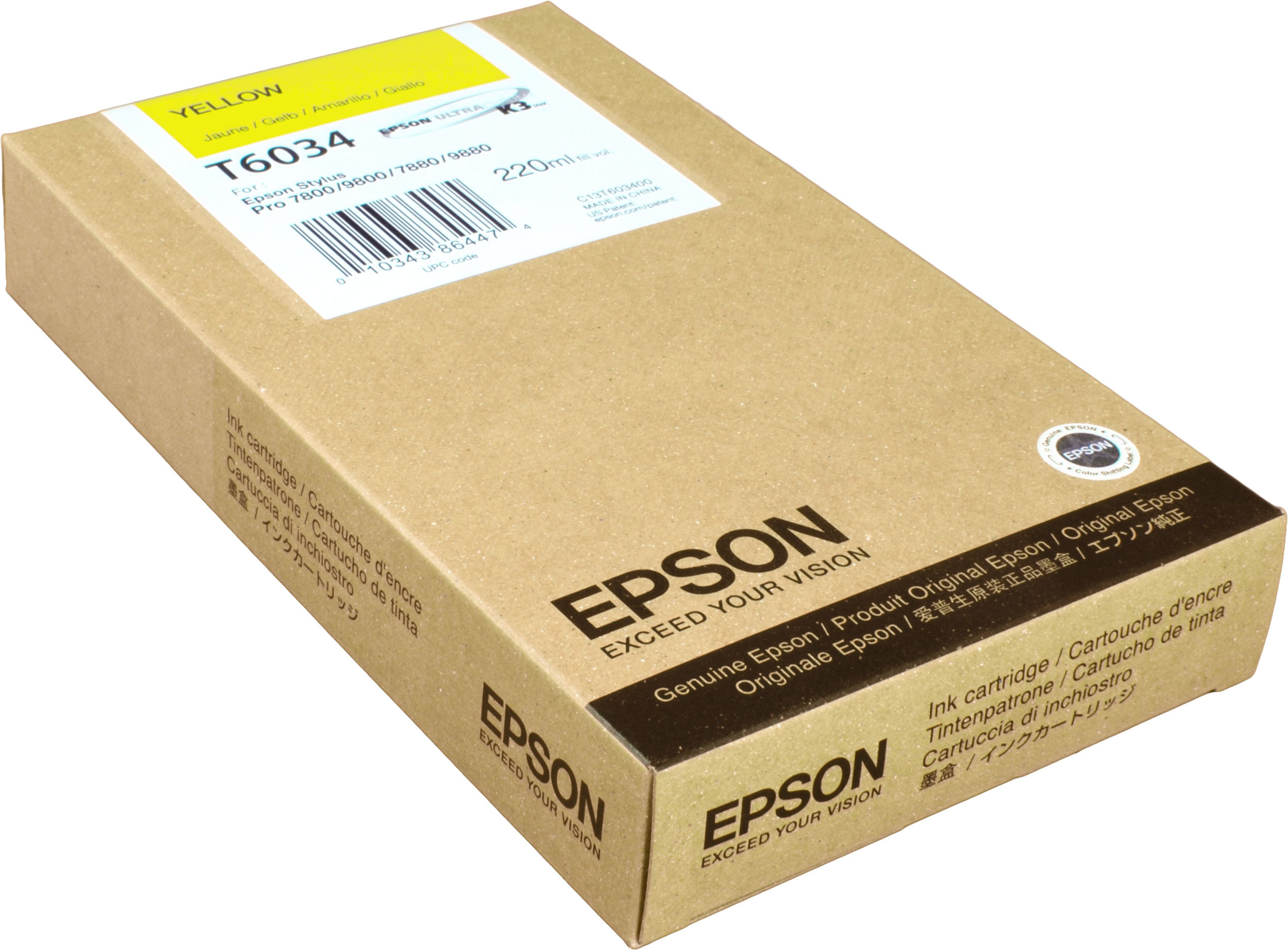 Epson Tinte C13T603400 yellow T6034