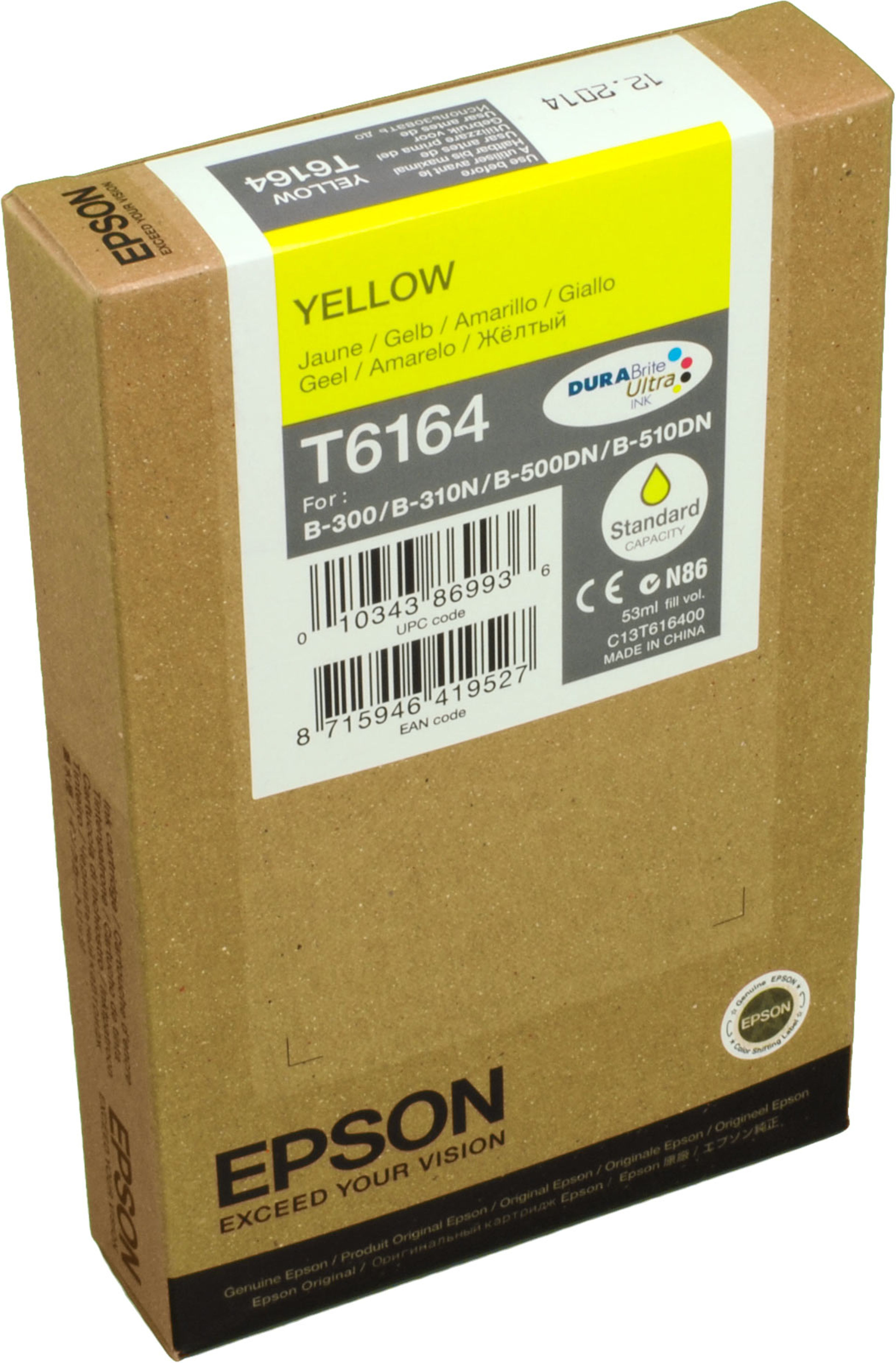 Epson Tinte C13T616400 yellow T6164