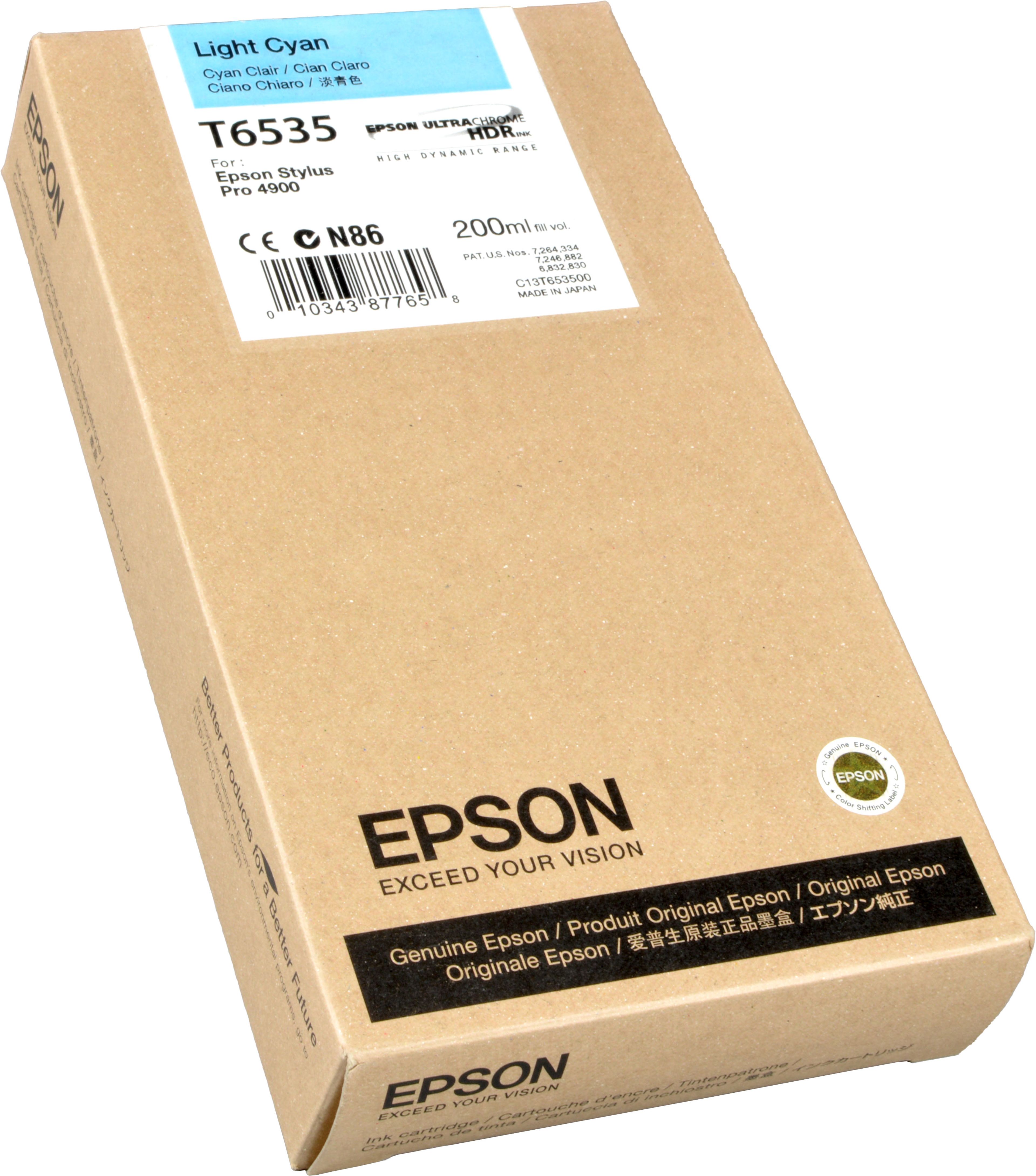 Epson Tinte C13T653500 light cyan T6535