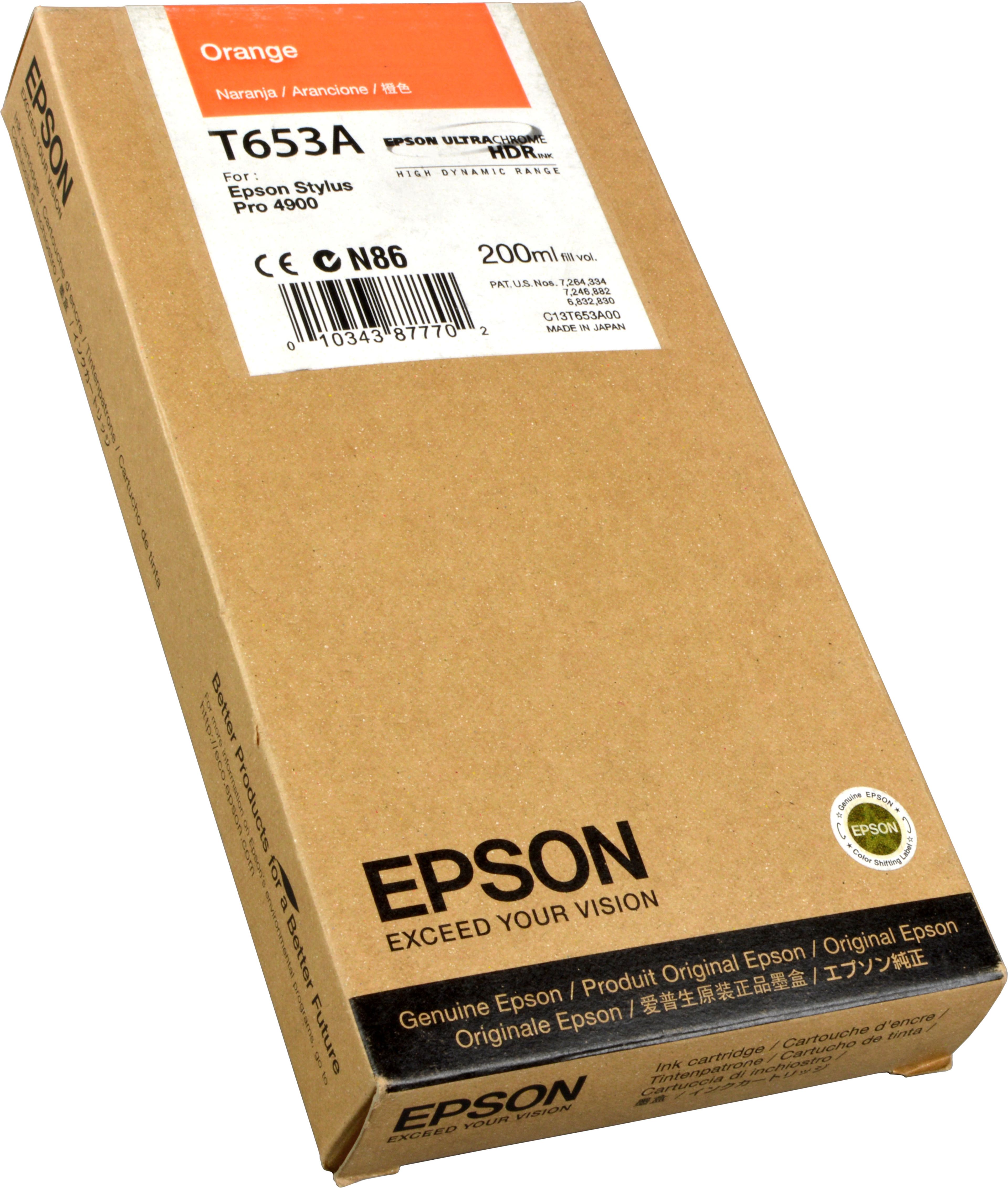 Epson Tinte C13T653A00 orange T653A