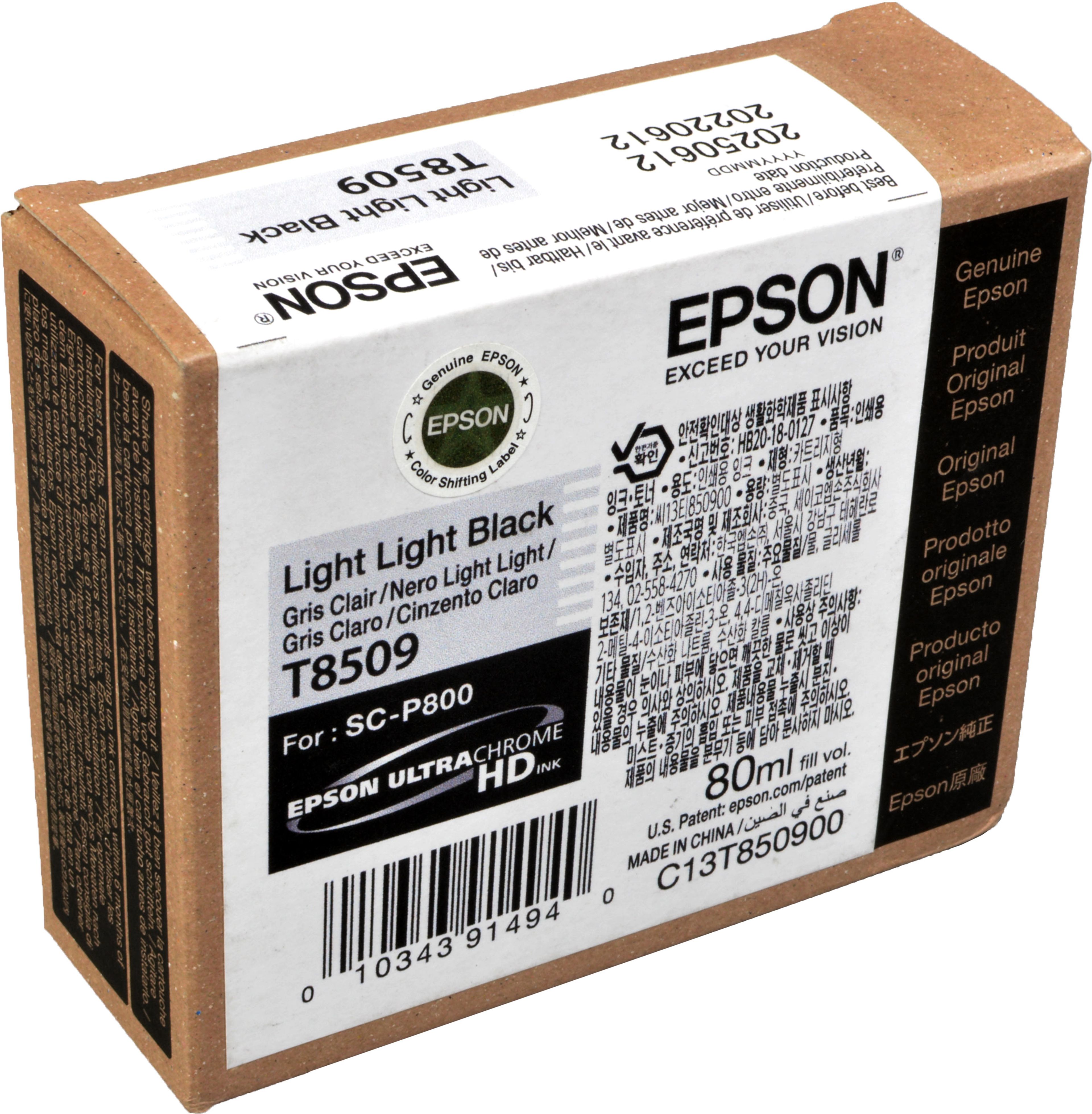 Epson Tinte C13T850900 light light black T8509