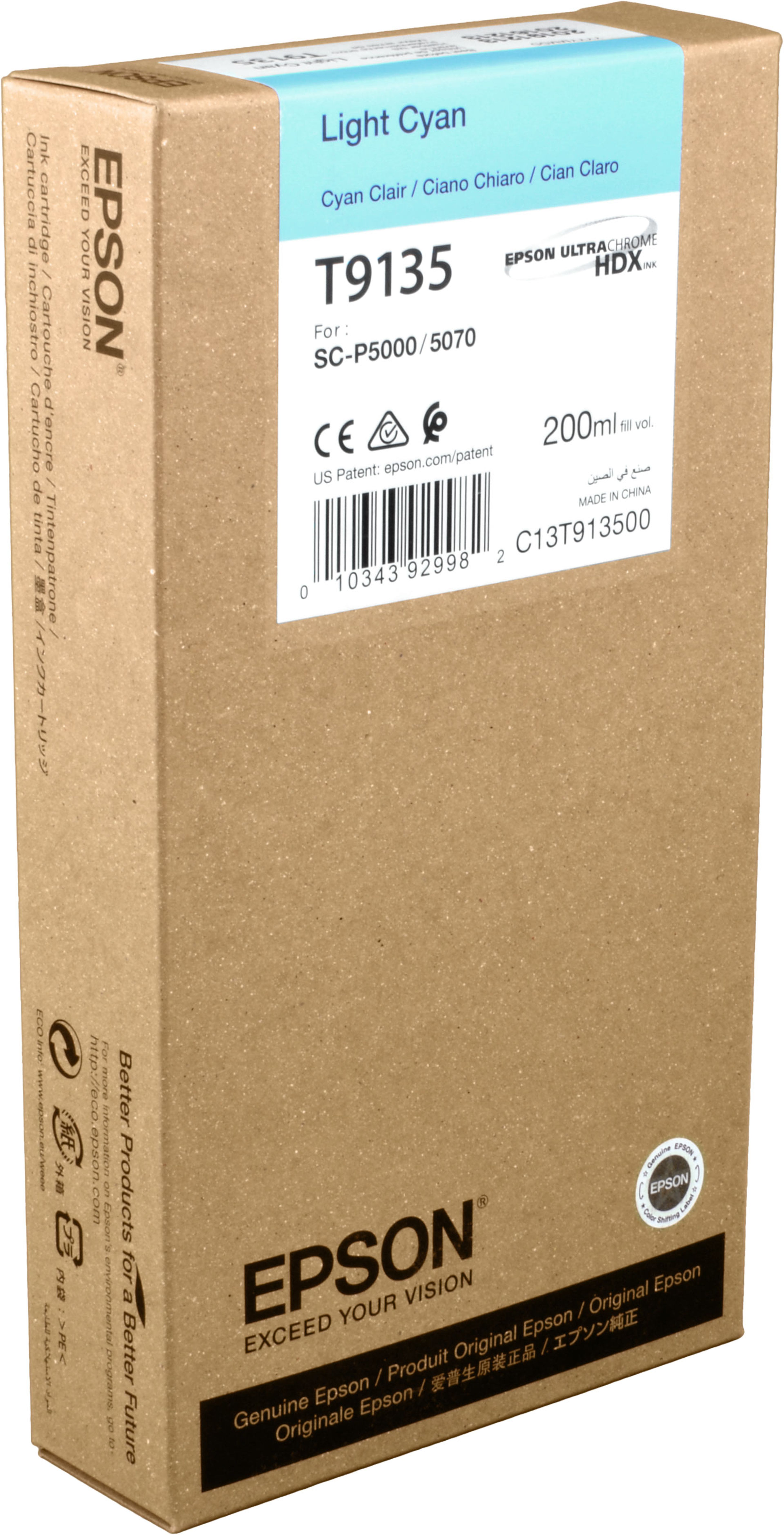 Epson Tinte C13T913500 light cyan T9135