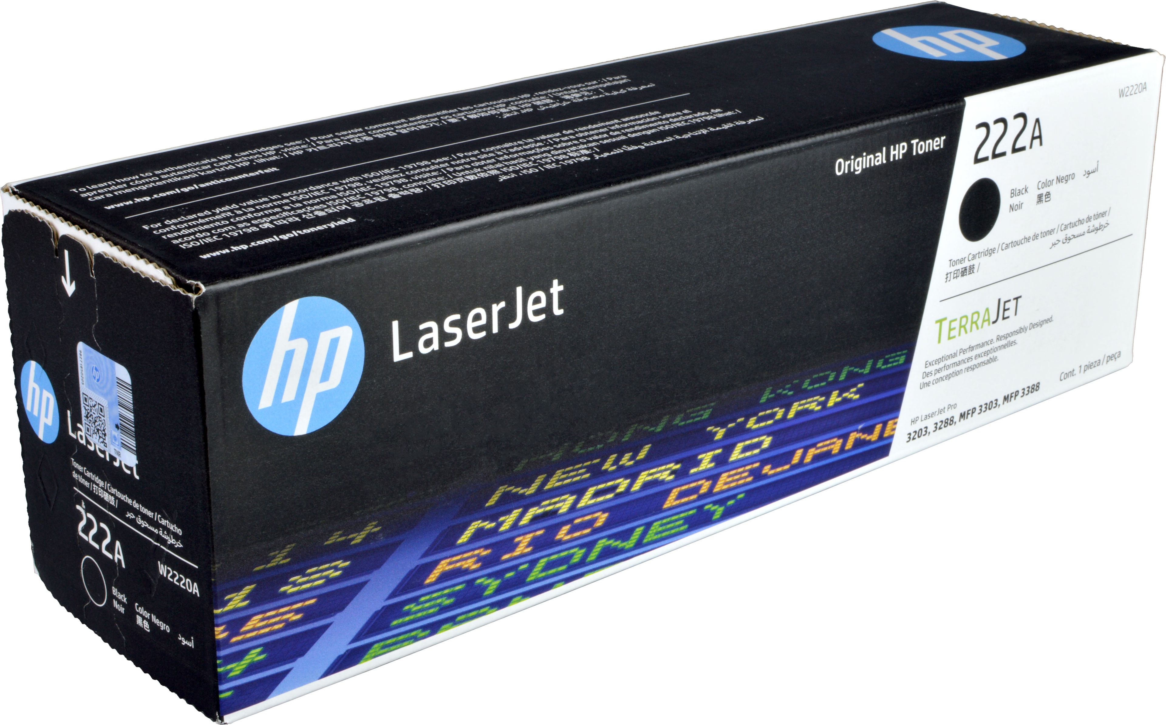 HP Toner W2220A 222A schwarz