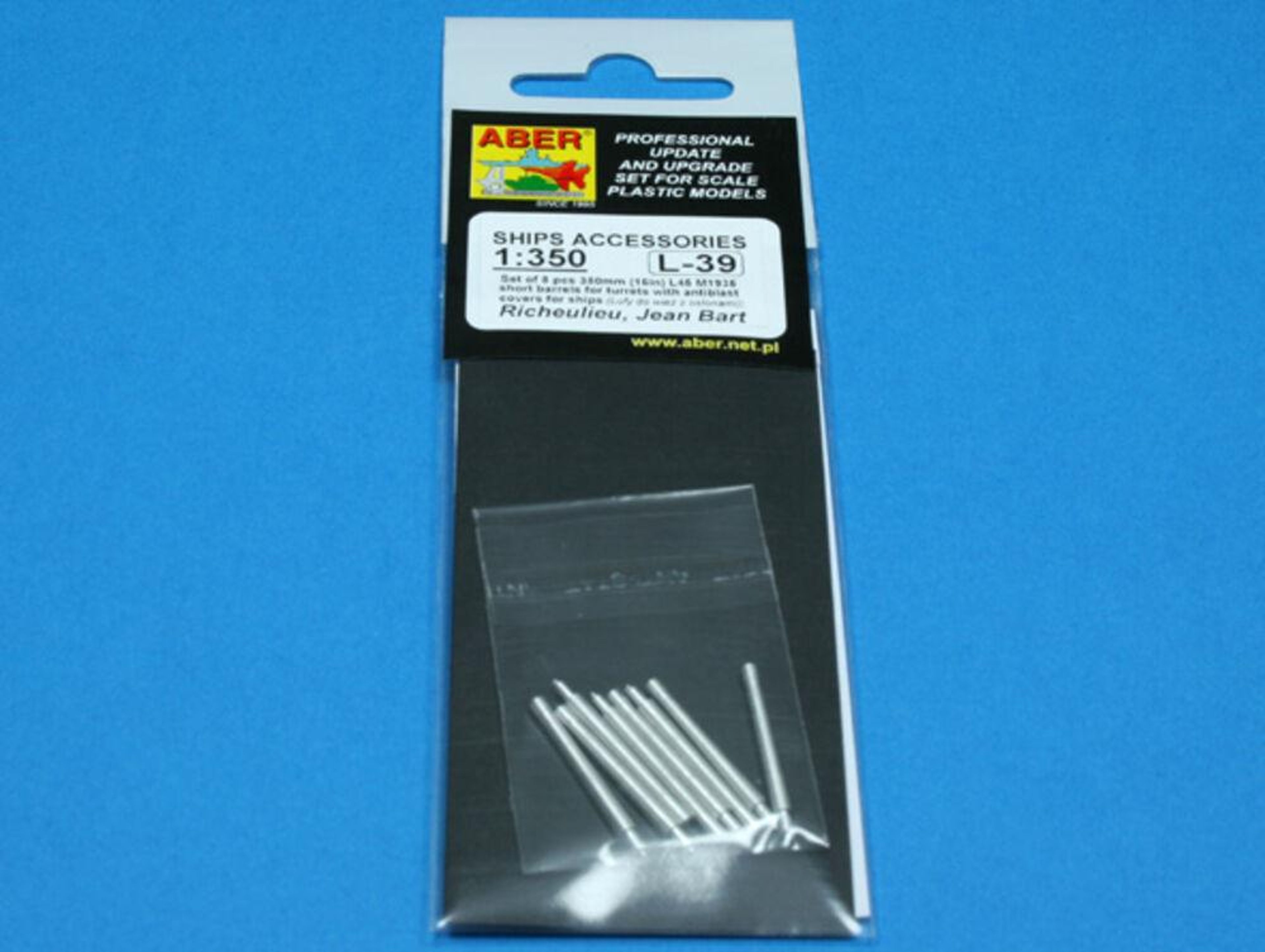 Set of 8 pcs  380mm short barrels for ships Richeulieu, Jean Bart