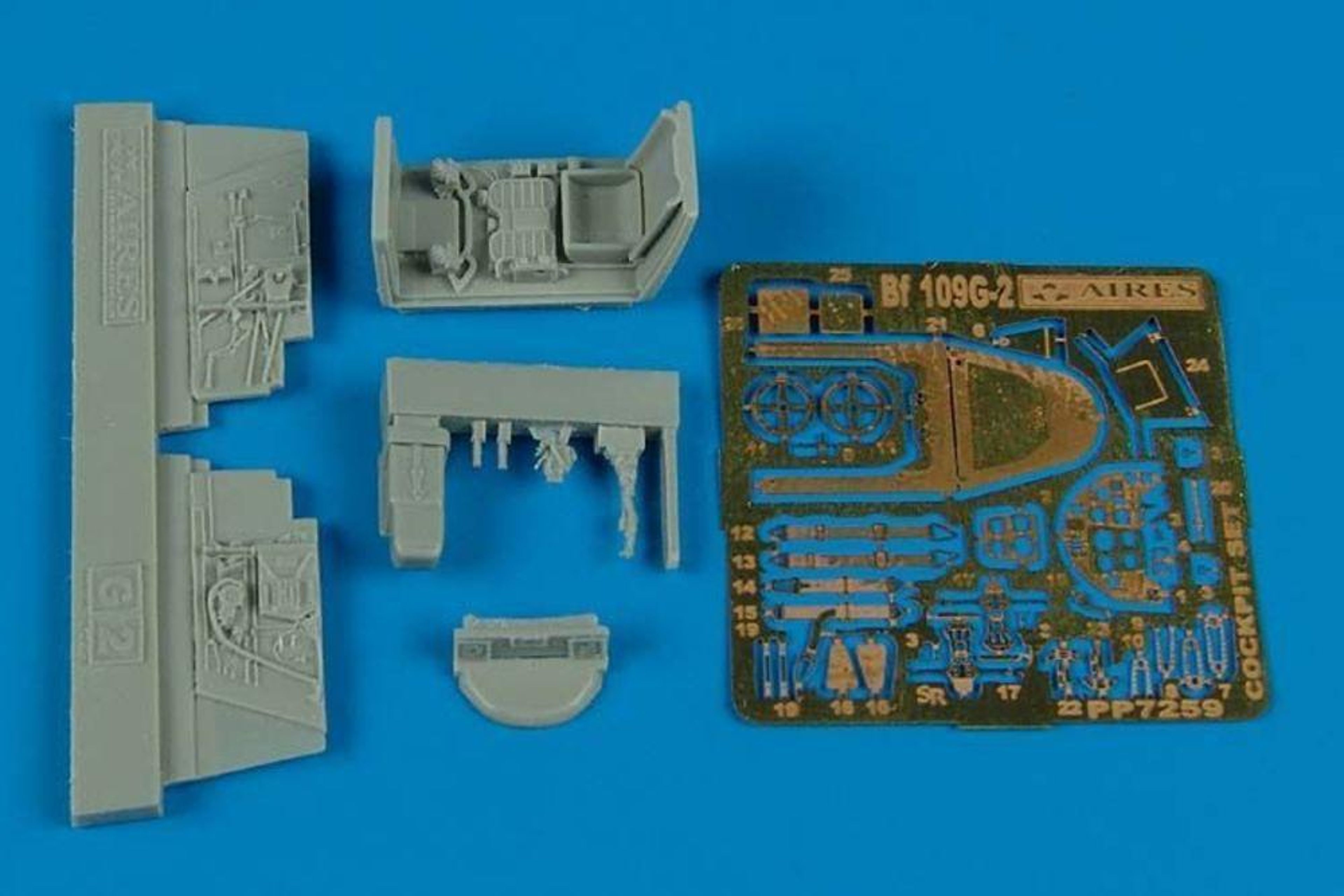 Messerschmitt Bf 109 G-2 - Cockpit set [Fine Models]