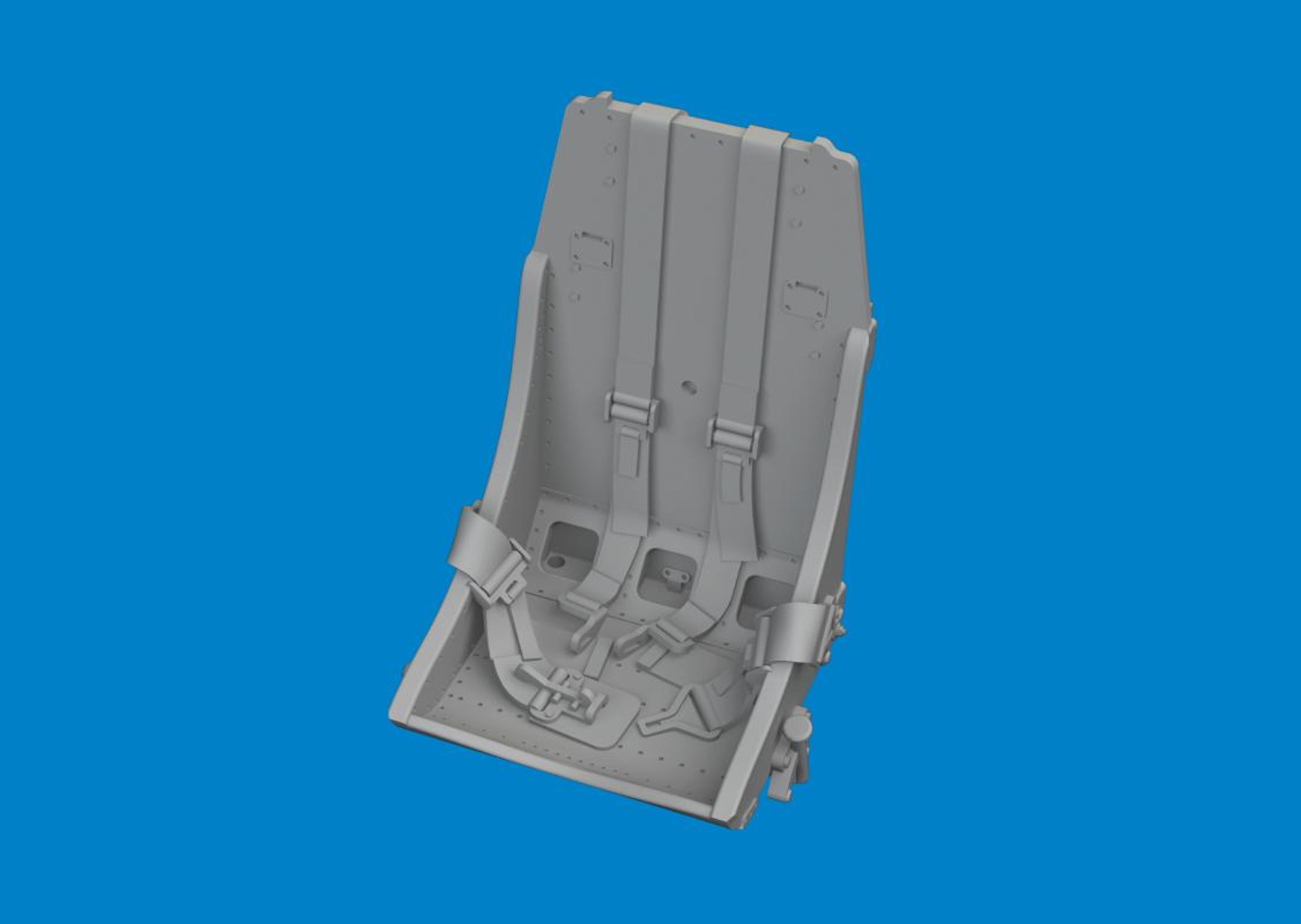 P-51B/C - Seat w/ integral belts Type 2 - Print  [Eduard]