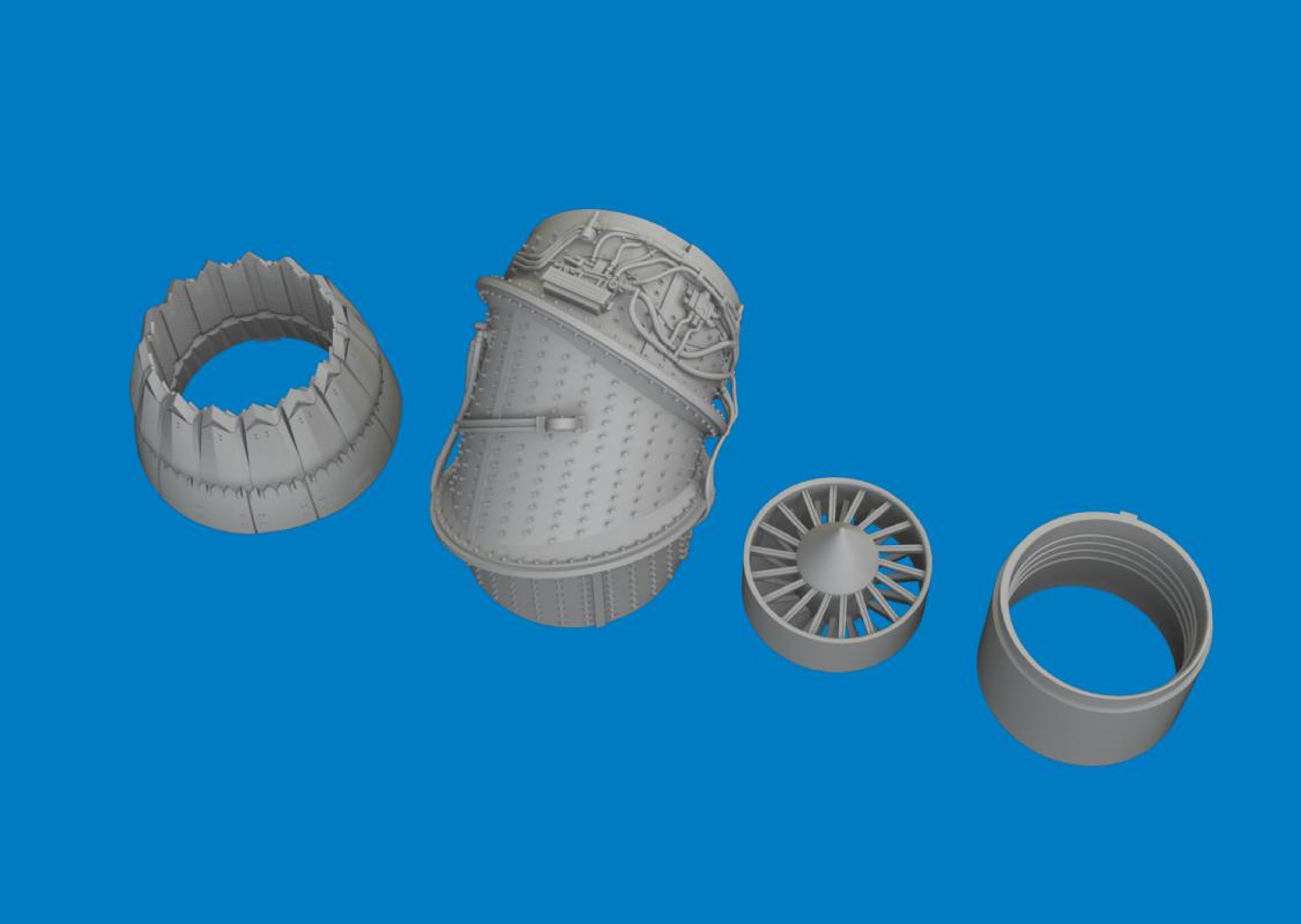 F-35B - Exhaust nozzle - Print [Tamiya]