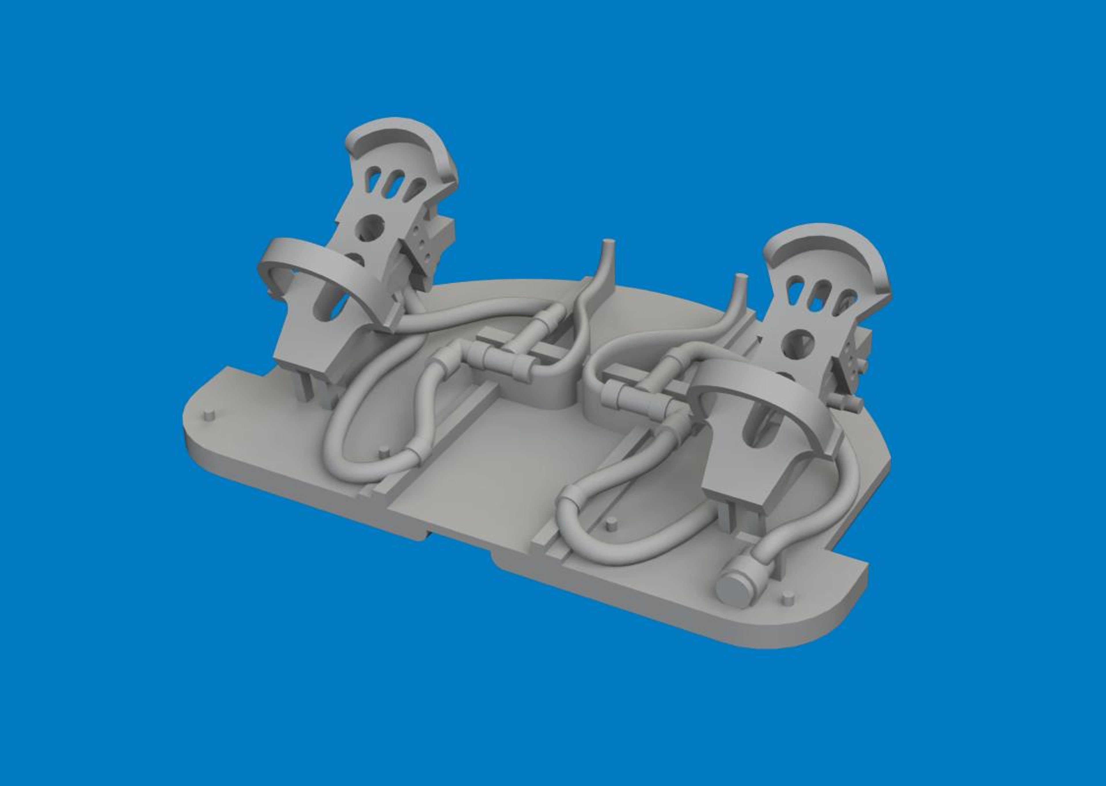 Me 262A - Rudder pedals - Print [Arma Hobby]