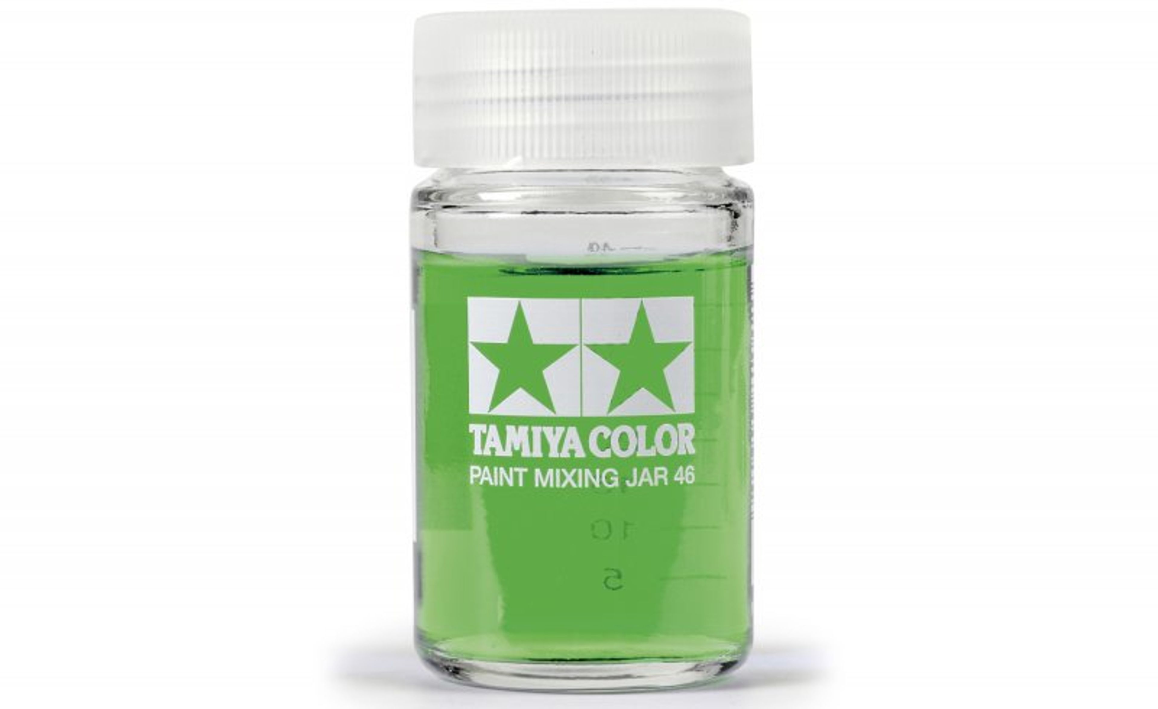 Tamiya Farb-Mischglas rund 46ml m. Skala